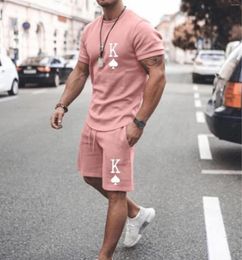 Men's Tracksuits 2023 Scientific Physics Formula T-shirt Group ZD Print Short Sleeve Shorts Release Optimum S