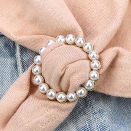 1pcs Metal Corner Knotted Buttons Ring Scarf Button Fashion Shirt T-shirt Hem Knotted Pearl Waist Buckle Clothing Accessories