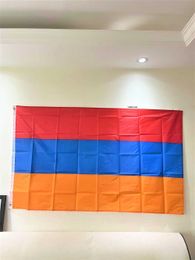 Banner Flags ree shipping Armenia flag 90*150cm ARM Armenia Hanging National flag Home Decoration flag banner G230524