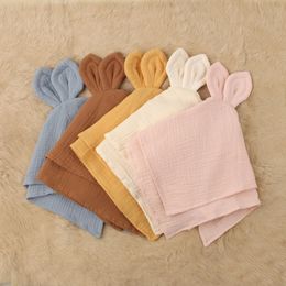 Baby Cartoon Bunny Soothe Appease Towel Appease Doll For Newborn Soft Comforting Towel Sleeping Toy Gift