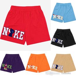 Casual Sports Quick-drying Shorts New Summer Mens American Fashion Brand Large Cartoon Printed Beach Short Pants