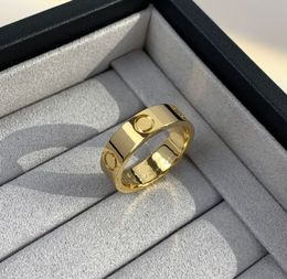 Luxury quality v gold material punk band wide ring with in three colors plated have box stamp PS5153