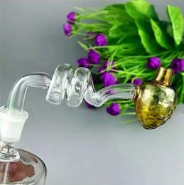 Smoke Pipes Hookah Bong Glass Rig Oil Water Bongs Spiral Strawberry Glass Pot