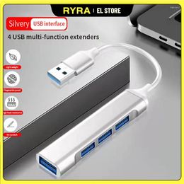 5Gbps Hub 4Port USB 3.0 2.0 High Speed Type C Splitter Adapter OTG For PC Computer Accessories Windows 7/Vista/XP