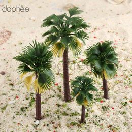 Decorative Flowers Dophee 12pcs Model Trees Layout Train Palm Rain Forest Scale 1:65-1:150 Mixed Colours