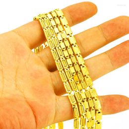 Chains JHplated 45CM African Gold Color Eritrea Necklace Arab Chain Ethiopian Necklaces For Women/ Men Gift Wedding