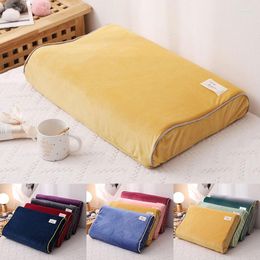 Pillow 40 60cm 30 50cm Crystal Velvet Latex Pillowcase Rectangle Covers Solid Color Throw Cases