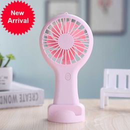 New Portable Fan Mini Handheld Electric Fan Usb Rechargeable Handheld Small Pocket Fan for Home Outdoor Travel Camping Air Cooler
