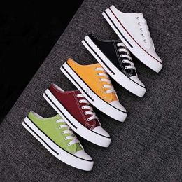 Dress Shoes 2023 Fashion Spring Summer For Women Canvas Versatile Flat Sneakers Ladies Casual Low Mules Lace Up Slip On White Laofers Y23