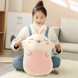 Plush Dolls Giant Rabbits Stuffed Animals Plushie Kawaii Room Decor Pillow Soft Cute Bear Plush Toy Cushion Birthday Gift For Girls 230523