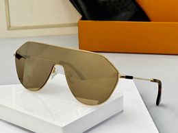 Flat Top Gold Mirror Pilot Sunglasses Men Women Summer Designer Sunglasses Sunnies gafas de sol Sonnenbrille Shades UV400 Eyewear with Box