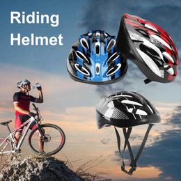 Backpacking Packs Bicicletta leggera Mtb per bici da strada per adulti integrato casco di sicurezza per skateboard da ghiaccio traspirante modellato P230524