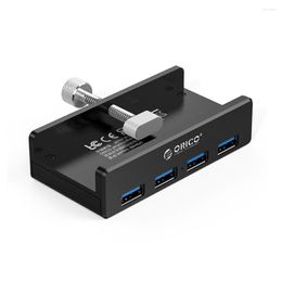 3.0 HUB With Charging Cable Multi 4 Ports Desk Clip USB Splitter Adapter For PC Computer Accessories