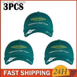 Ball Caps New F1 Gorra De Fernando Alonso F1 Aston Martin Gorras Racing Cap Spanish Driver Green Casual Sports Baseball Caps 2023 Summer L230523