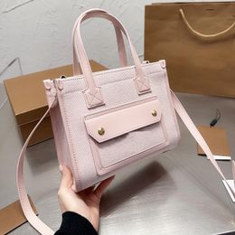 Luxurys Designer-Taschen, rosafarbene Tasche, Muster, Strandtasche, große, lässige Einkaufstasche, Handtasche, Geldbörse, Geldbörse, Umhängetasche