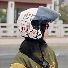 Motorcycle Helmets Helmet Open Accessory Safety Women's For Bicycle Scooter Cycling Bike Jet Kick Board Riding
