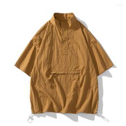 Men's T Shirts 2023 Summer Oversize Baggy Short Sleeved Men Pullover Tees Fashion Korean Streetwear T-Shirt Clothing Tops Male Plus Size