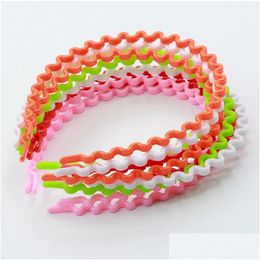 Headbands Candycolored Widebrimmed Ladies Gstg009 Mix Order Fashion Headband Drop Delivery Jewelry Hairjewelry Dhpb9