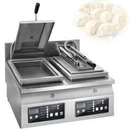 220/110 Voltage Electrical Automatic Dumpling Frying Machine/ Pan Fry Pork Bun Cooker