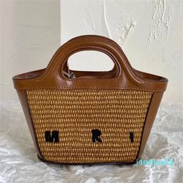 Designer-Women weave Straw basket bag designer tote Shoulder Raffias travel Bags micro summer Beach bag mens handbag Crossbody clutch