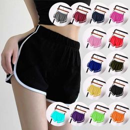 Women's Shorts Sports Shorts Women's Home Casual Solid Fashion Yoga Shorts Candy Hot Pants Shorts Loose Fit Slim Lightweight No Binding Y23