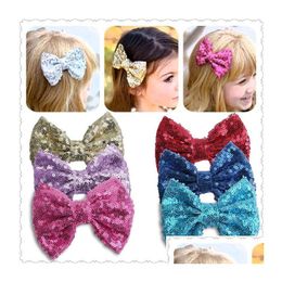 Hair Clips Barrettes European And American Bow Hairpins For Children Gsfj141 Mix Order Drop Delivery Jewellery Hairjewelry Dheet