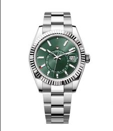 2023 New mechanical automatic men's watches 42mm green dial Jubilee Bracelet Stainless mens wristwatches