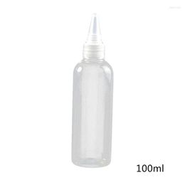 100ml/3.5oz Plastic Squeeze Bottle Squeezable Dispensing Liquid Dropper Bottles Travel Empty Containers For Sauce Lotion