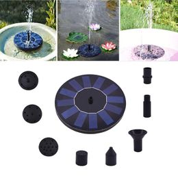 Air Pumps Accessories Solar Water Fountain For Garden Waterfall Pool Outdoor Bird Bath Floating Panel Powered Watering Kit 7v