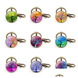 Key Rings Ship Tree Of Life Pendant Keychain Time Gem Gift R235 Mix Order 20 Pieces A Lot Keychains Drop Delivery Jewelry Dhwjs