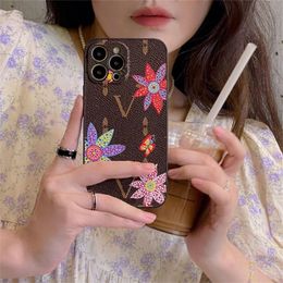 High Quality Iphone 14 Pro Max Phonecase Luxury Flower Printed Phone Covers Drop Proof Phone Shells For Iphone 11 12Promax 13