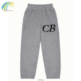 New Men's Winter Letter Jacquard Cole Buxton Knit Trousers Men Women High Quality Oversize Pants T221205cv4ycv4y