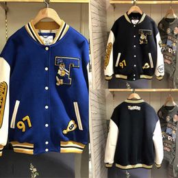 Casual Designer Coat American Fashion Splicing Baseball Suit Men Spring And Autumn Lovers Ins Fashion Hip Hop Jacket Men Loose Leisure Jackets