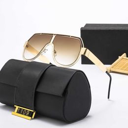 2023 New Fashion Large Frame Metal Sunglasses for Men and Women, Sunglasses for Couples, Driving Glasses Trend