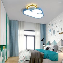 Ceiling Lights Children's Room Lamp Boy Girl Princess Bedroom Simple Modern Cartoon Cloud Nordic Creative Lamps