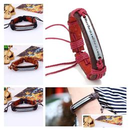 Identification Where Theres A Will Way Mens And Womens Antique Leather Bracelet Gsfb074 Mix Order 20 Pieces Lot Charm Bracelets Drop Dhlwk