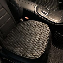 Car Seat Covers PU Leather Cover 3D Tyre Print Interior Cushion Universal Auto Chair Protector Pad Anti-Slip Accessories