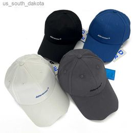 Ball Caps Unisex Letter Embroidered Baseball Caps Trend Hip Hop Caps Adjustable Snapback Solid Colour Sun Hats Gorras Hombre Originales L230523