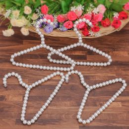 Cat Costumes 3pcs Clothes Hangers Pearl Coat Hanger For Kids Children ( 20cm White )