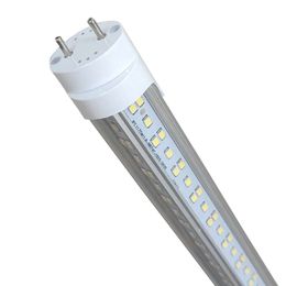 T8 LED Tube Light Bulbs 4FT, 72W 7200Lm 6000K Cool White Light, T8 T10 T12 Fluorescent Replacement Bulbs 4 Foot, High Output , Bi-Pin G13 Base, Dual-End Powered crestech168