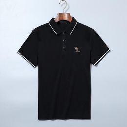 LacosteSpring Luxury Italy Men T-Shirt Designer Polo Shirts High Street Embroidery small horse crocodile Printing Clothing Mens Brand Polo Shirt