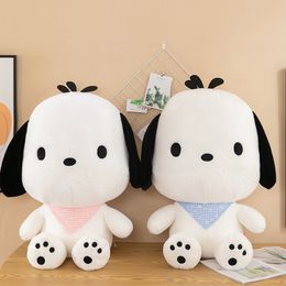 Super Cute Scarf Dog Doll Plush Toys Little White Dog Doll Sleeping Doll Holding Doll Girl Birthday Gift Wholesale