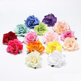 Hair Clips Barrettes Rose Flower Seaside Beach Accessories Head Clip Gsfj196 Mix Order Drop Delivery Jewellery Hairjewelry Dhxor