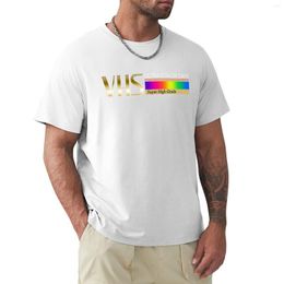 Men's Polos VHS Super High Grade T-Shirt Blouse Anime Mens T Shirts