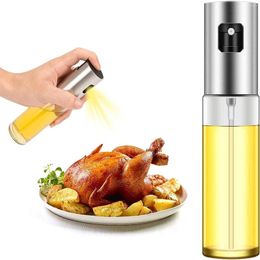 Storage Bottles Olive Oil Sprayer BBQ Spray Bottle Cooking Baking Vinegar Mist Barbecue For Kitchen Air Fryer Dispenser