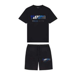 Men's TShirts Summer TRAPSTAR Printed Cotton TShirt Shorts Sets Streetwear Tracksuit Sportswear Trapstar T Shirts A new trend 40ess