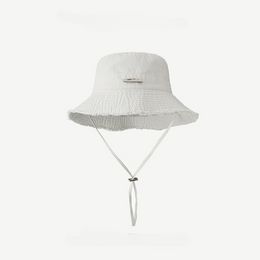 Beanie Hat Bucket Hundred Designer Alphabet Big Ear Bucket Women's Summer Shade Outdoor Sunscreen Hat