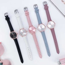 korean watches Long Appointment New Cool Women's Light Luxury Watch with Advanced Sense, Fashion Temperament, Belt Waterproof Quartz Watch