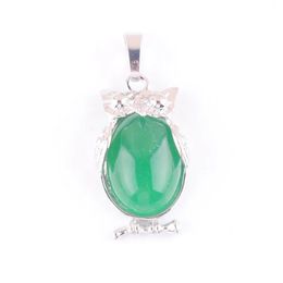 Подвесные ожерелья натуральный камень зеленый нефрит