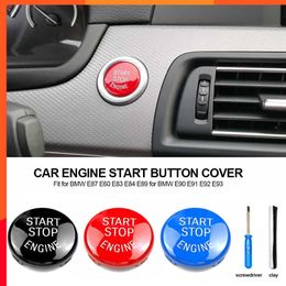 New Latest Fit for Bmw E87 E60 E83 E84 E89 for Bmw E90 E91 E92 E93 Car Engine Start Button Replace Cover Stop Switch Accessories Car Decor